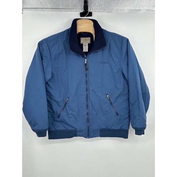 Vintage Men's LL BEAN Jacket size Tall-Large‎ Full Zip Lined Warm Up style OUF44 - Picture 1 of 8